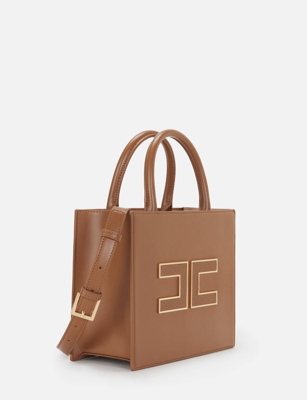 Small tote bag with logo brown sugar