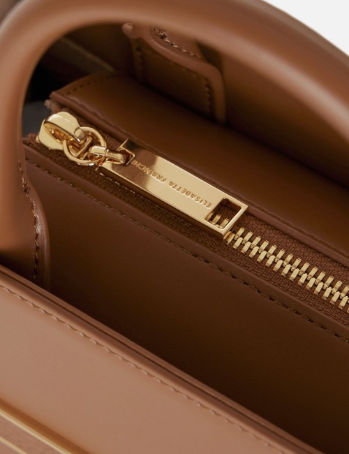 Tote piccola con logo brown sugar