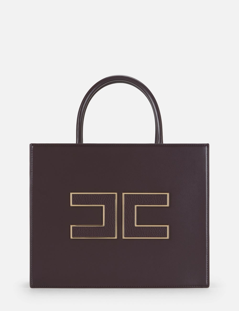 Large tote bag with logo merlot
