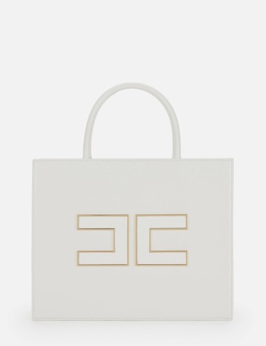 Large tote bag with logo milk