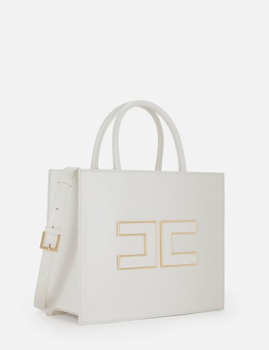 Large tote bag with logo milk