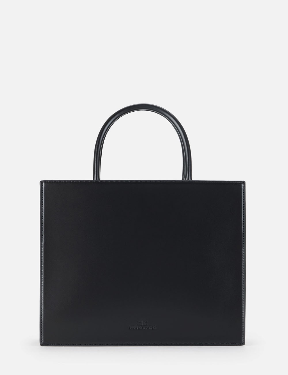 Tote grande con logo nera