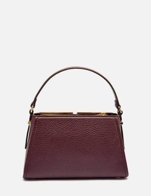 Small tote bag with logo merlot