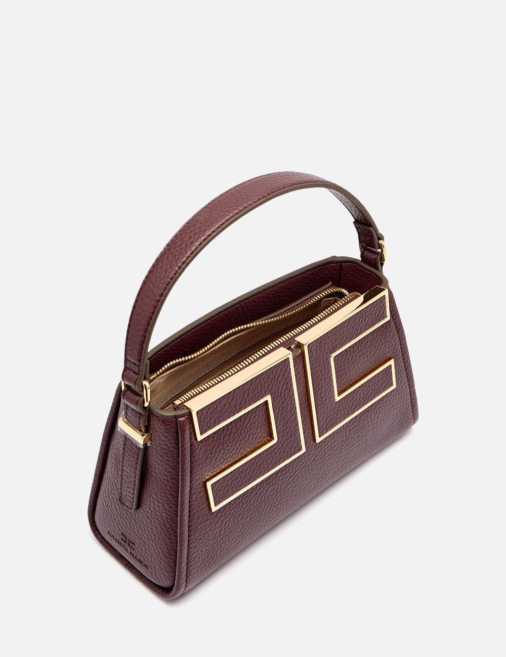 Small tote bag with logo merlot
