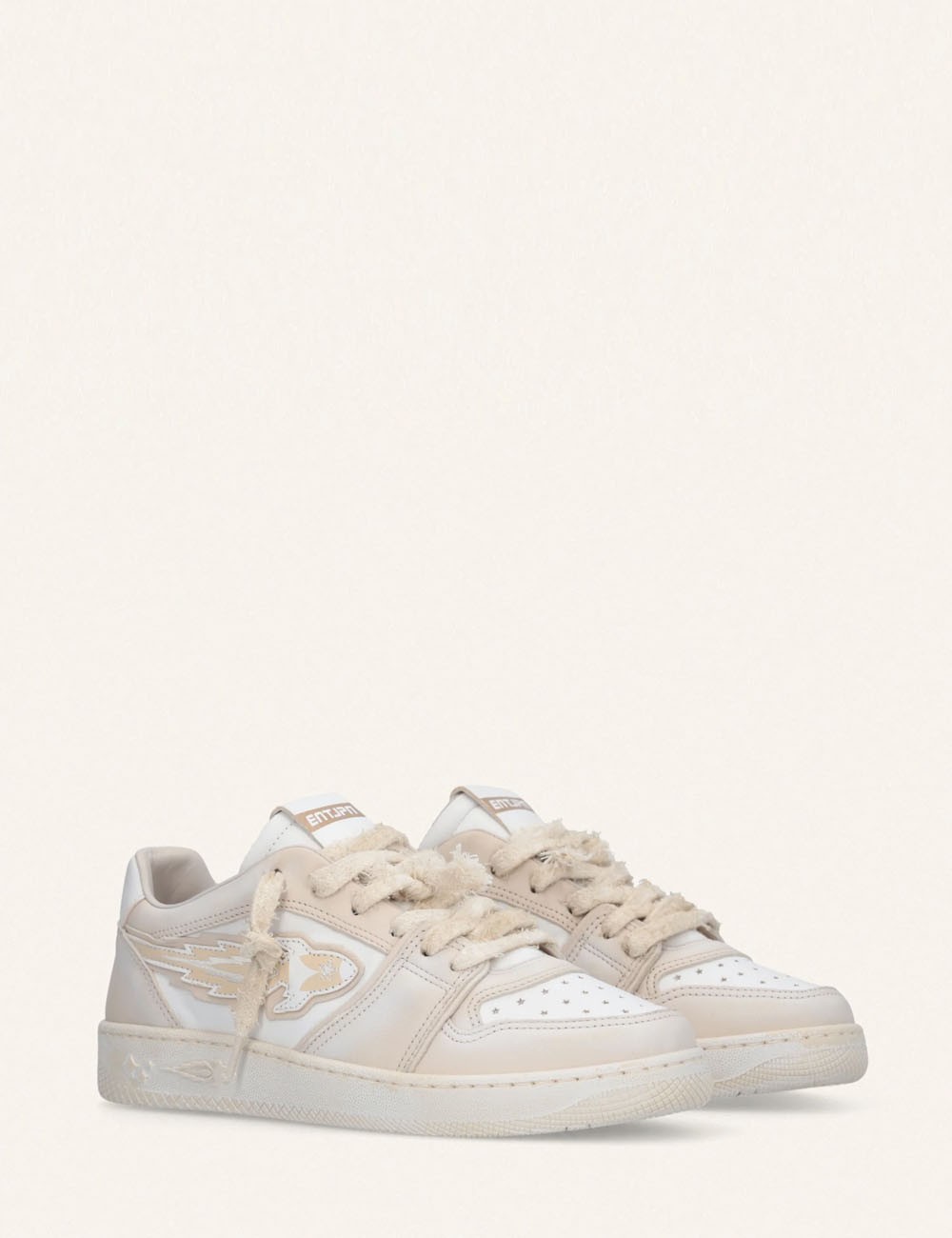 Egg Rocket 2 vintage women's sneakers in white leather