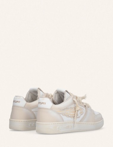 Egg Rocket 2 vintage women's sneakers in white leather