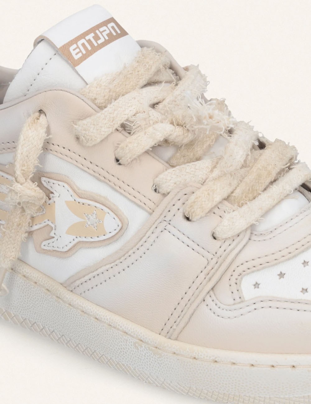 Egg Rocket 2 vintage women's sneakers in white leather