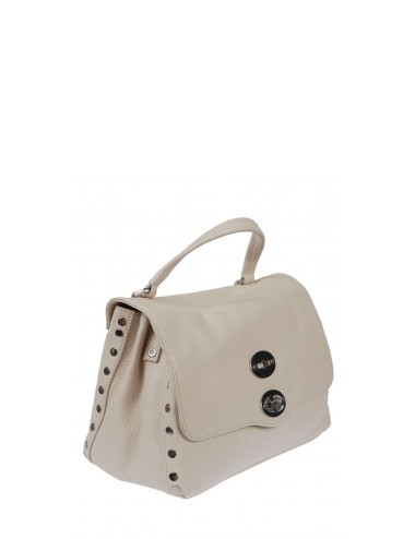 BORSA POSTINA® DAILY SMALL IN PELLE BEIGE ALCALINO