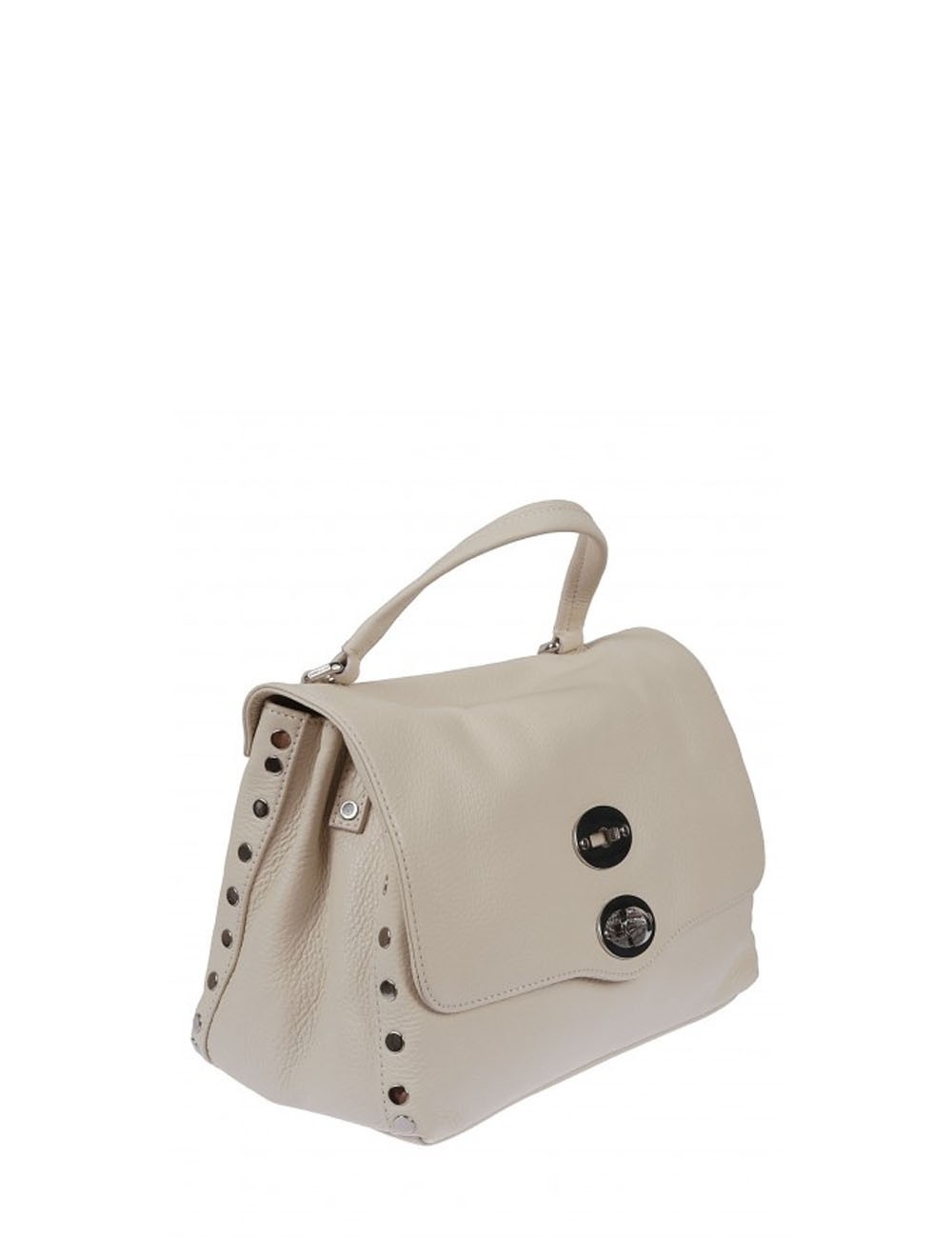 BORSA POSTINA® DAILY SMALL IN PELLE BEIGE ALCALINO