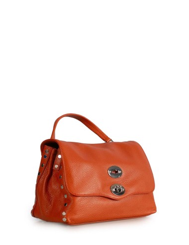 BORSA POSTINA® DAILY SMALL IN PELLE ORANGE SPRITZZONE