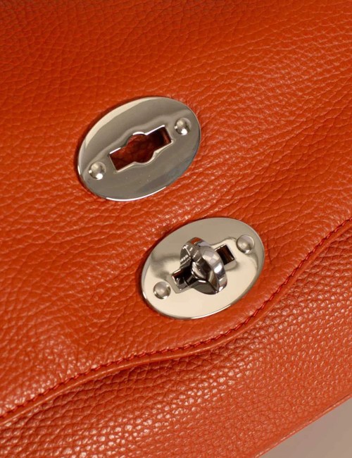 BORSA POSTINA® DAILY SMALL IN PELLE ORANGE SPRITZZONE