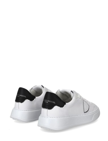 Sneaker bassa Temple bianco e nero