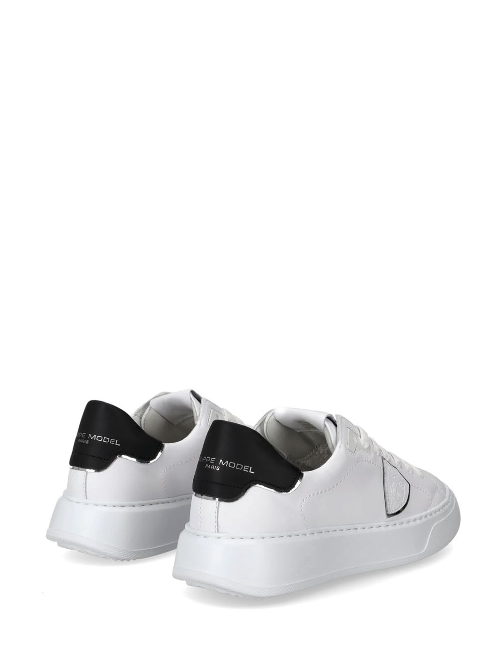 Sneaker bassa Temple bianco e nero