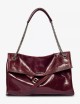 Borsa Venus Gotham a spalla in pelle chianti