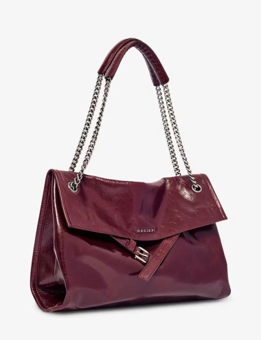 Borsa Venus Gotham a spalla in pelle chianti