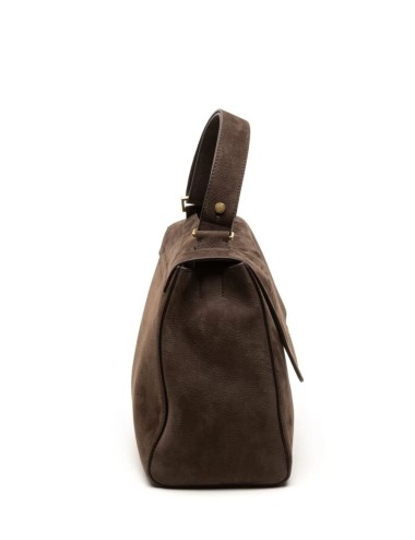 Borsa a mano con tracolla NABUCCO testa di moro