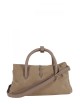 BORSA A TRACOLLA DOTTA® SMALL IN NABUK GREY VOLTOLINA