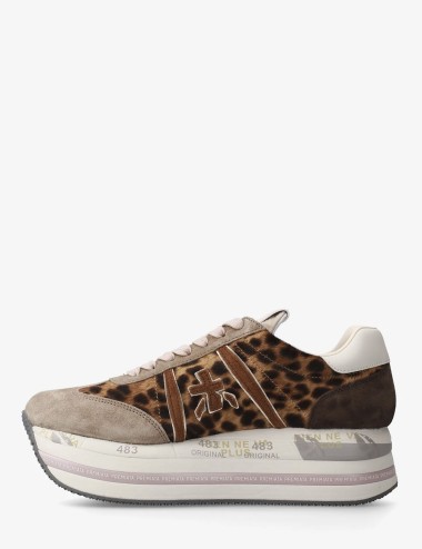 SNEAKERS BETH 7741 ANIMALIER