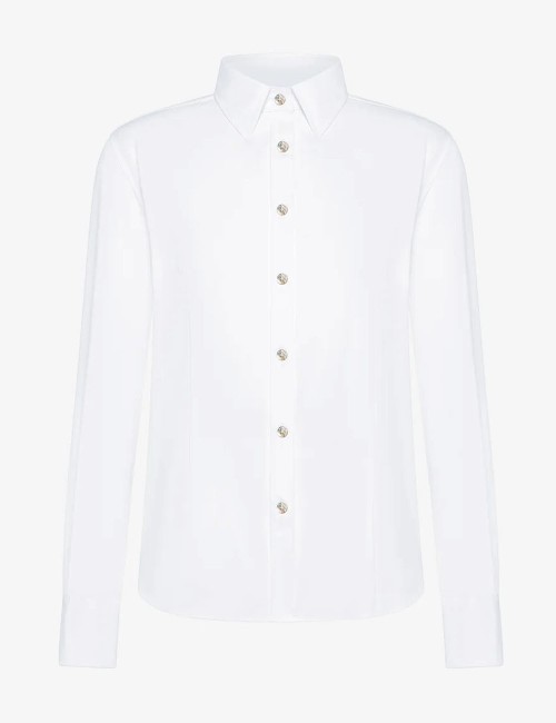 Camicia Oxford Wom Shirt Bianca