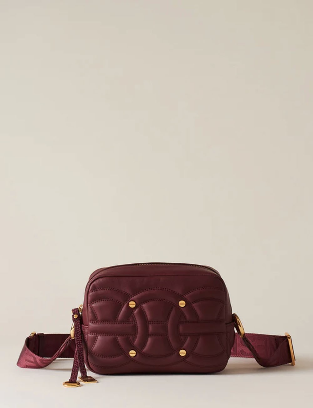 RONDO’ SMALL CAMERA BAG MERLOT