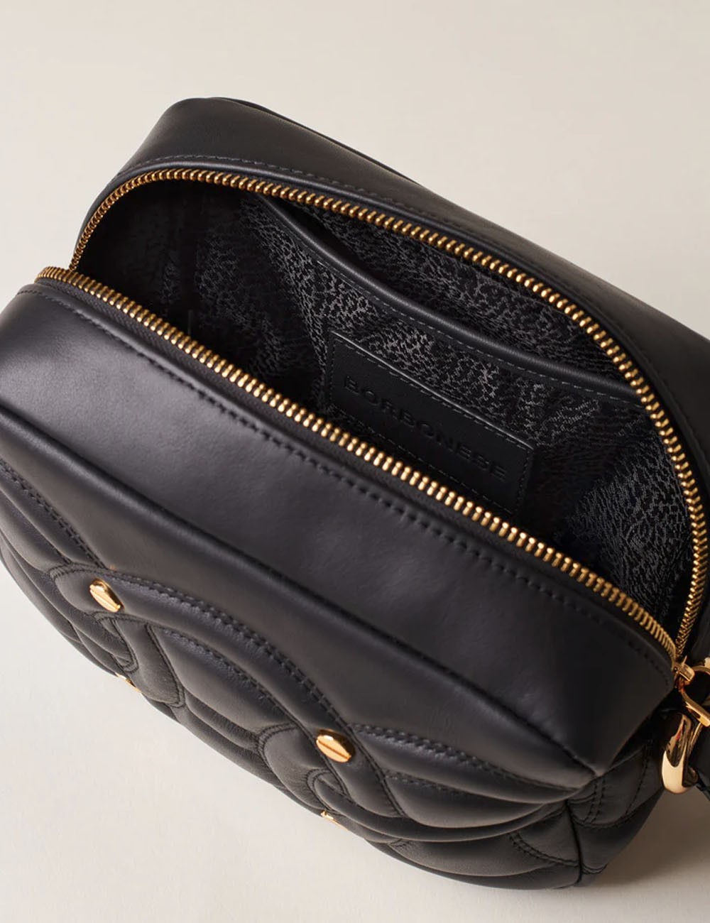 BORSA CAMERA CASE NERO/OP NATURALE