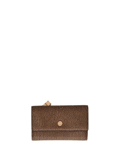P.FOGLIO MEDIUM C/PATTA-LAMPO OP NATURALE/NERO 220 TELA PU ST. OP SOFT/VITELLO