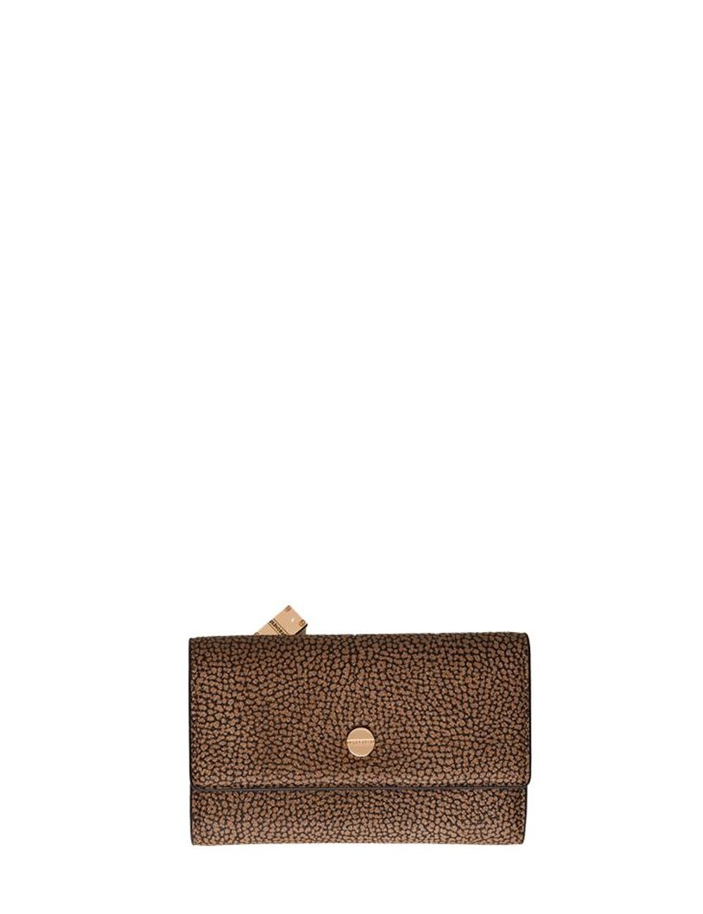 P.FOGLIO MEDIUM C/PATTA-LAMPO OP NATURALE/NERO 220 TELA PU ST. OP SOFT/VITELLO
