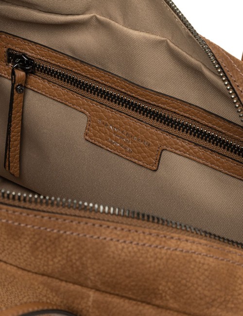 Borsa a spalla scamosciata ARYNA CUOIO