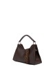 Borsa a tracolla in pelle AURORA ESPRESSO-CASTORO