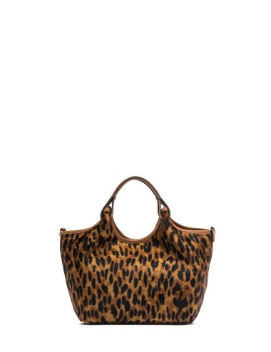 Cross-body pony skin leather DUA LINCE-CUOIO
