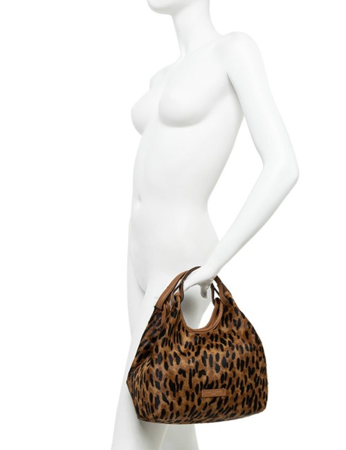 Cross-body pony skin leather DUA LINCE-CUOIO