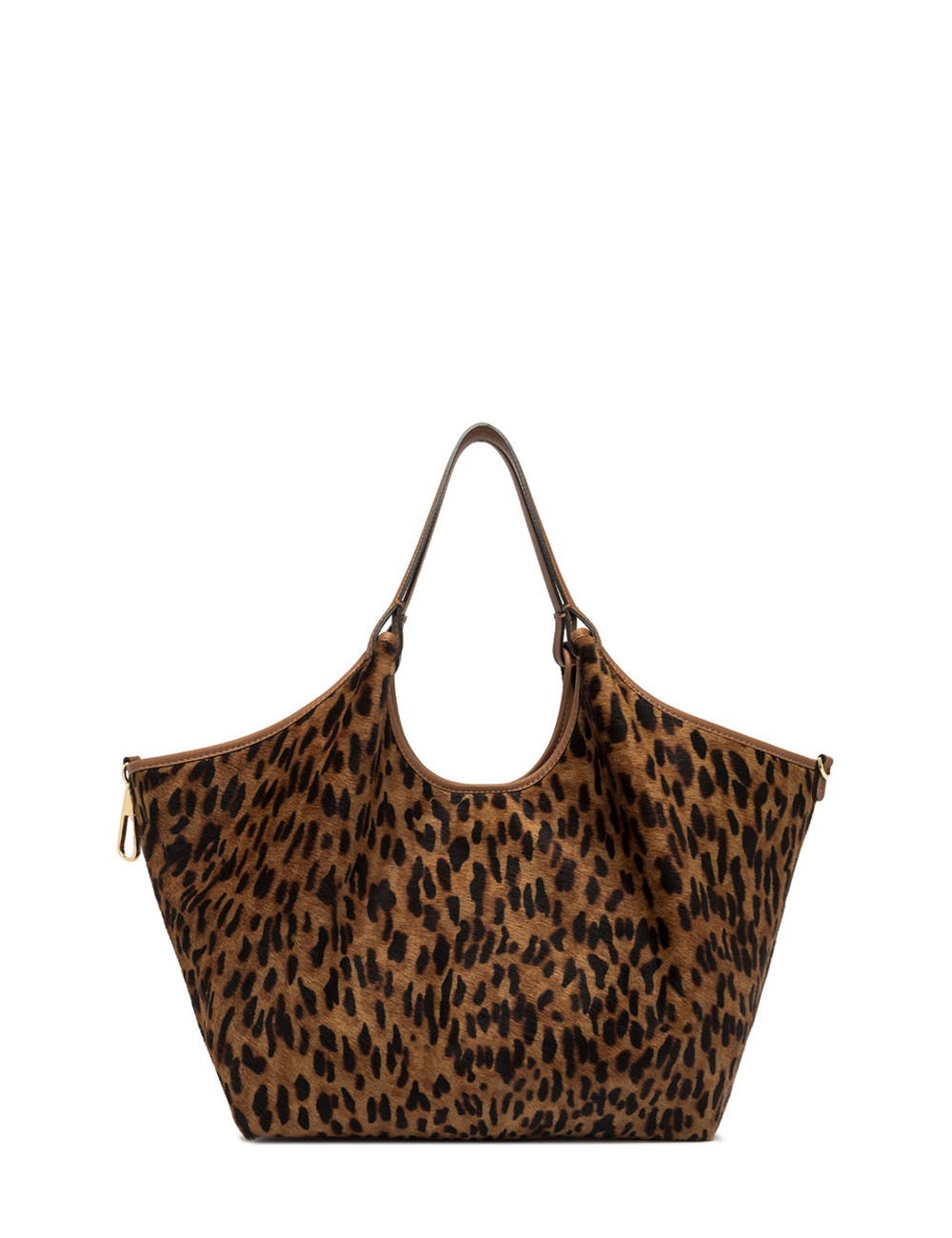 Shoulder bag pony skin leather DUA LINCE-CUOIO