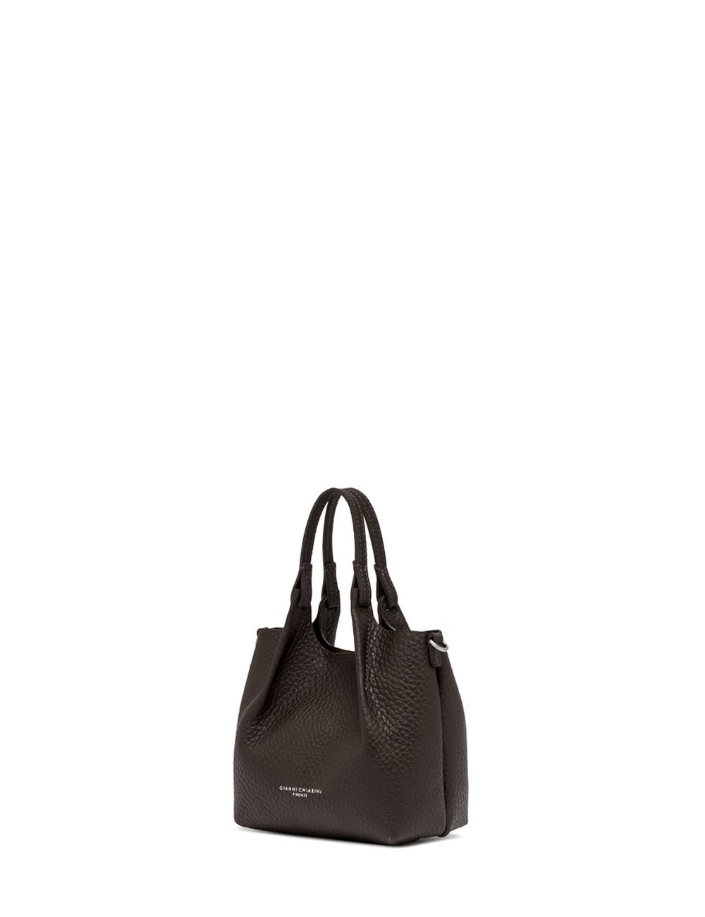 Borsa mini a tracolla in pelle DUA ESPRESSO-CASTORO