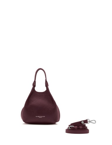 Borsa mini a tracolla in pelle DUA WINE BERRY-T.MORO
