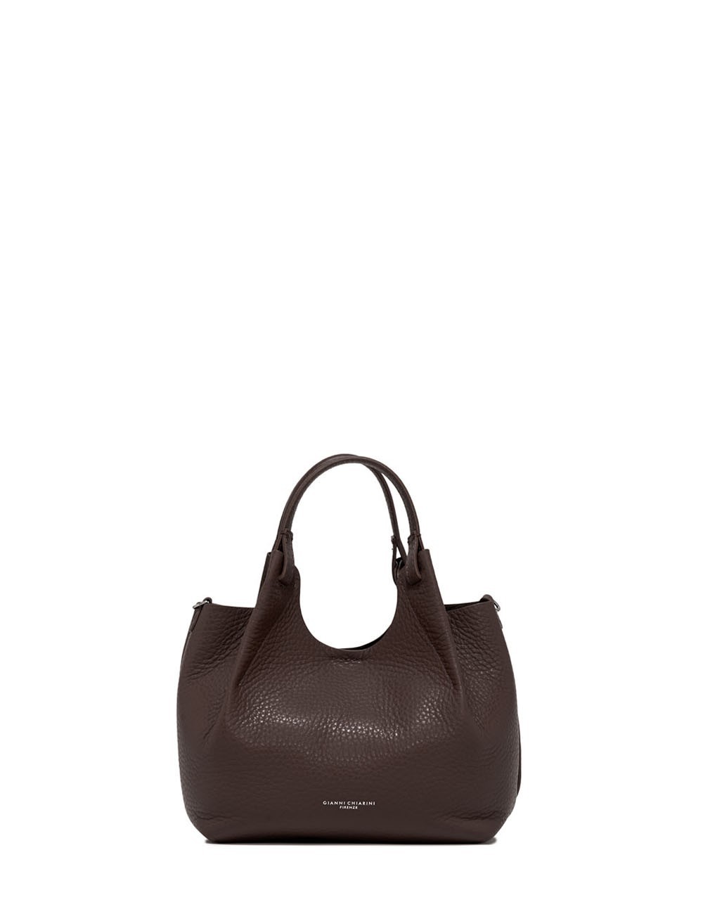 Borsa media a tracolla in pelle DUA ESPRESSO-CASTORO