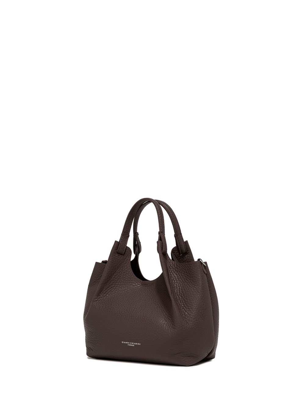 Borsa media a tracolla in pelle DUA ESPRESSO-CASTORO
