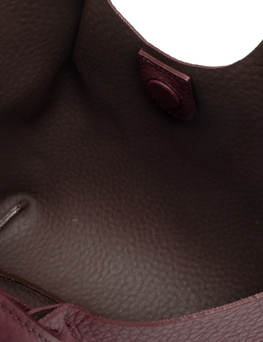 Medium cross-body bag in leather DUA WINE BERRY-T.MORO