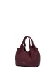 Medium cross-body bag in leather DUA WINE BERRY-T.MORO