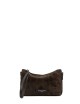 Borsa a tracolla scamosciata NORA POUCH ESPRESSO