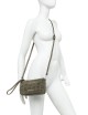 Borsa a tracolla scamosciata NORA POUCH ESPRESSO
