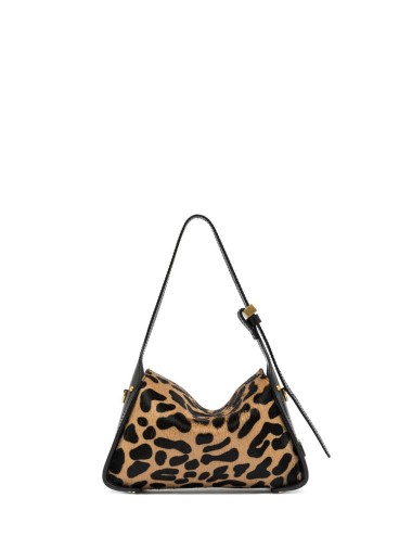 Cross-body bag in pony skin leather PENELOPE LEO-NERO