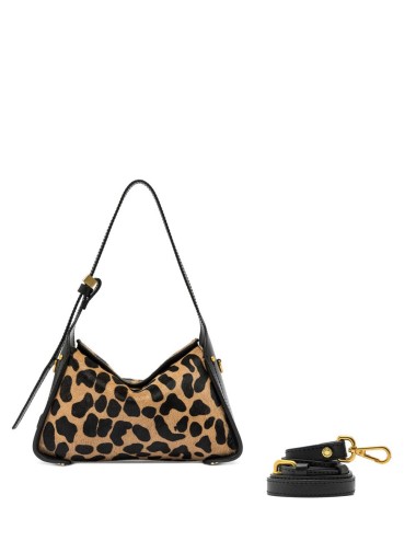 Cross-body bag in pony skin leather PENELOPE LEO-NERO