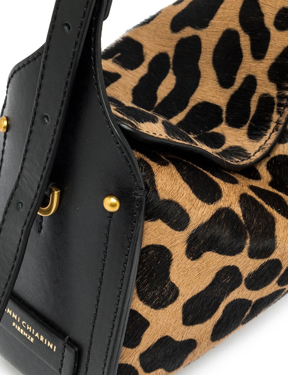 Cross-body bag in pony skin leather PENELOPE LEO-NERO