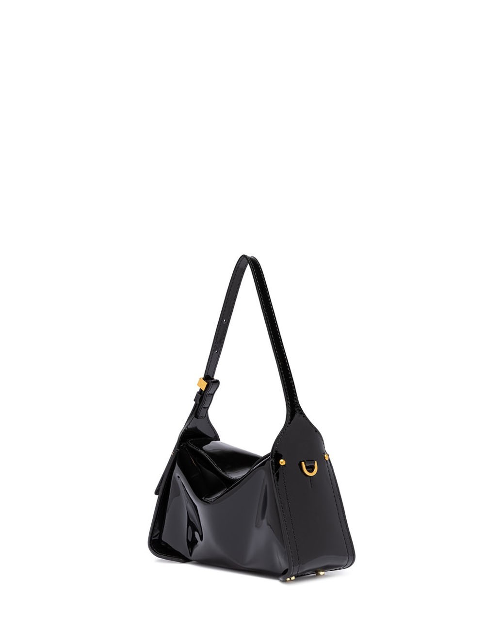 Borsa a tracolla in vernice PENELOPE NERO