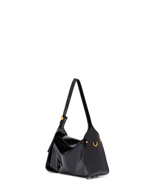 Shoulder bag patent leather PENELOPE NERO