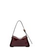 Shoulder bag patent leather PENELOPE WINE BERRY