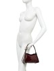Shoulder bag patent leather PENELOPE WINE BERRY