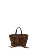 Small Shoulder bag in suede MARCELLA COGNAC