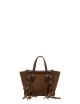 Small Shoulder bag in suede MARCELLA COGNAC