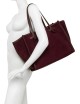 Shoulder bag in suede MARCELLA COGNAC